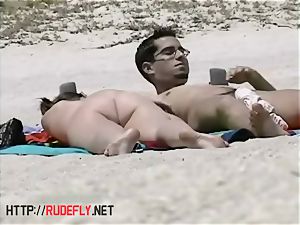 astounding nudity of some nudist honeys on the beach