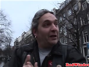 Doggystyled amsterdam escort fucks tourist