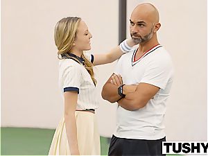 TUSHY first-ever ass fucking For Tennis student Aubrey star